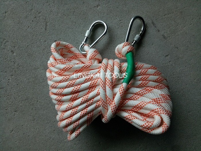 Dubbel gevlochten nylon touw met hoge sterkte in de geleider van de krachtoverbrengingslijn