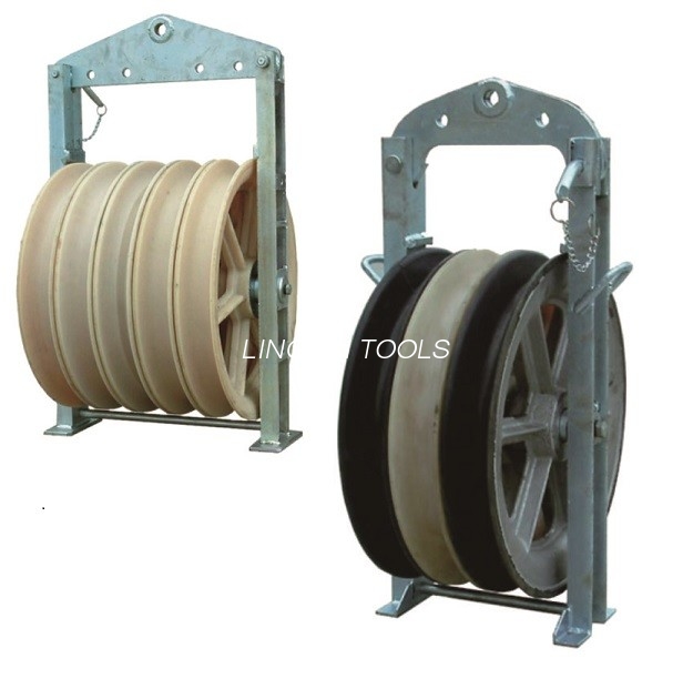660x100 drie nylon schijf Pilot Buundle Condcutor bespanblok voor stroomconstructie