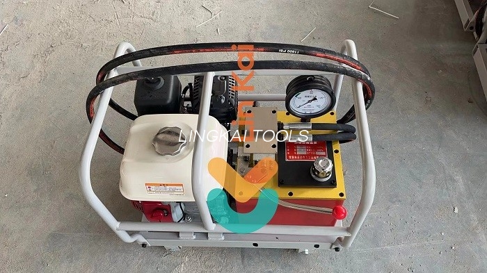80 MPa Hogedruk Gemotoriseerde Hydraulische Pomp Station 300tons Hydraulische Leider Persmachine Voor Compressor