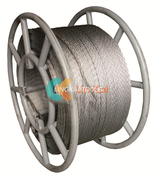 Lichtgewicht 8/12 bundel 11 mm anti-twist staaldraad voor enkele geleider of OPGW-rijgen