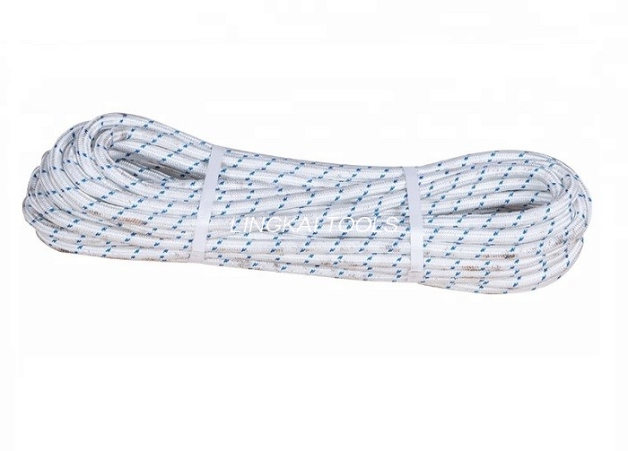 Polyester PP dubbel gevlochten touw 12 mm Power bouwgereedschap voor het trekken van OPGW
