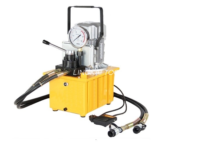 Dubbelwerkende elektrische hydraulische pomp HBB-700AB Handmatig klep aangedreven type gereedschap