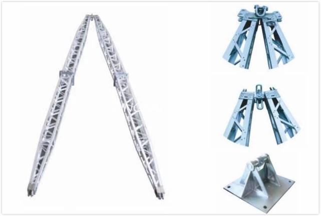 LBR Model A Shape Lattice Gin Pole versterkt voor het oprichten van toren / paal