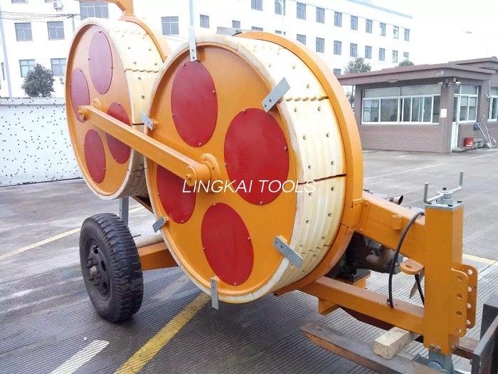 Draadkabels Hydraulische stroomlijn Bespanapparatuur met MC Nylon Bull Wheel