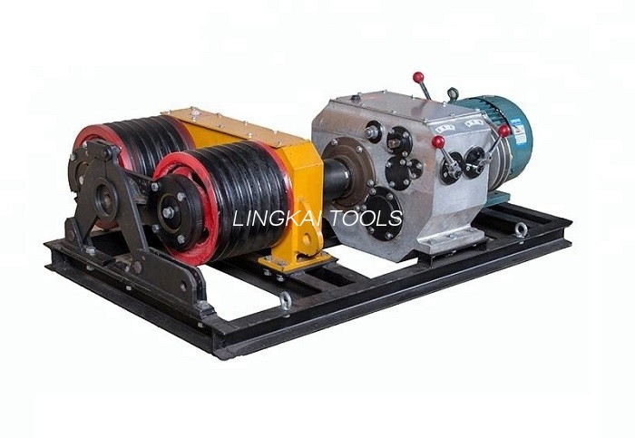 Dubbele Kaapstander Mortor 5 Ton Lier 50KN Power Constructie Met Elektrische Motor