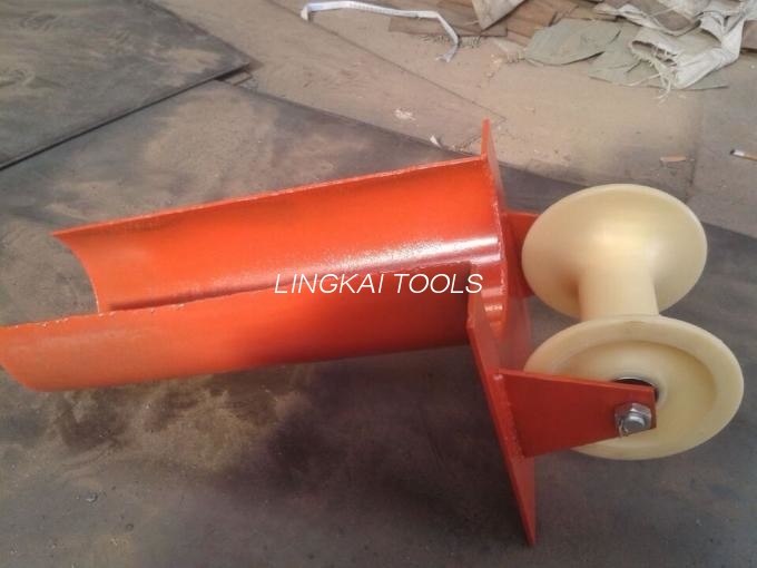 Split Lock Rolgeleider Kabelhaspel Rol Bell Mondtype met Nylon Wiel