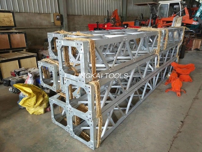 Aluminiumlegering A-vormrooster Gin-paalboortorens voor installatietorens
