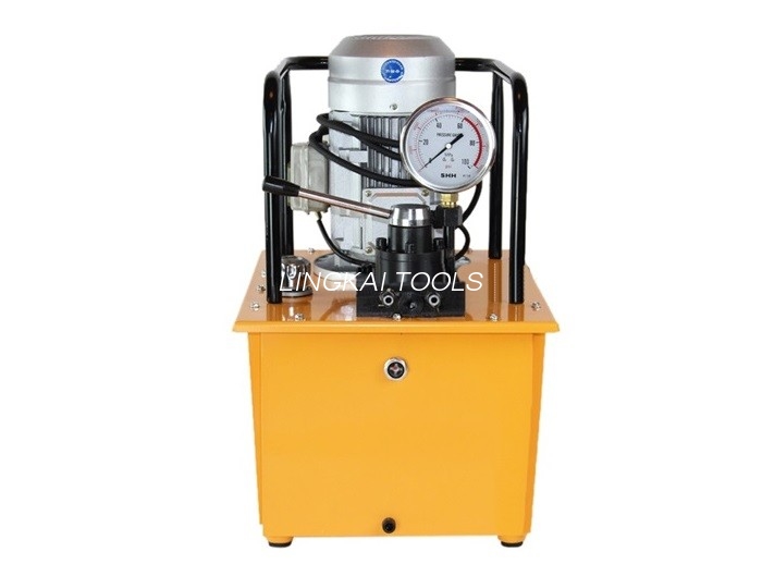 2.5L/Min Hogedruk Plooigereedschap/70Mpa 0.75KW Elektrisch Aangedreven Hydraulische Pomp