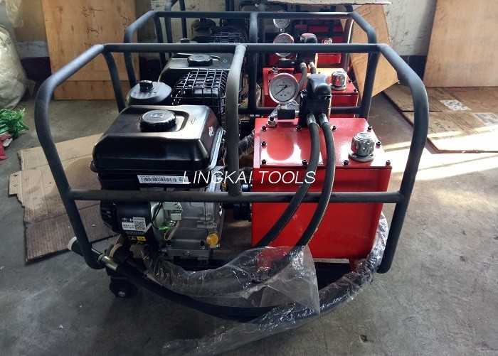 Gasonline-motor Hydraulische unit Hydraulische pomp Benzinemotoraangedreven Voor krimpgereedschap