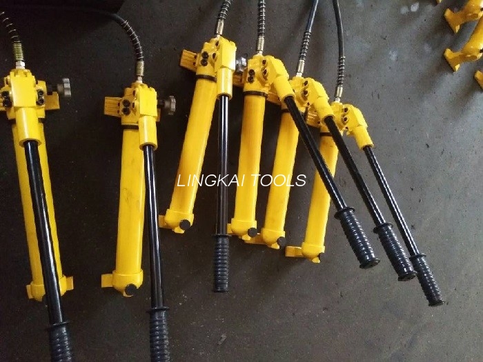 Handmatige oliepomp Hydraulisch krimpgereedschap 700 bar Hoogte Gewicht 70 mpa Hoge druk
