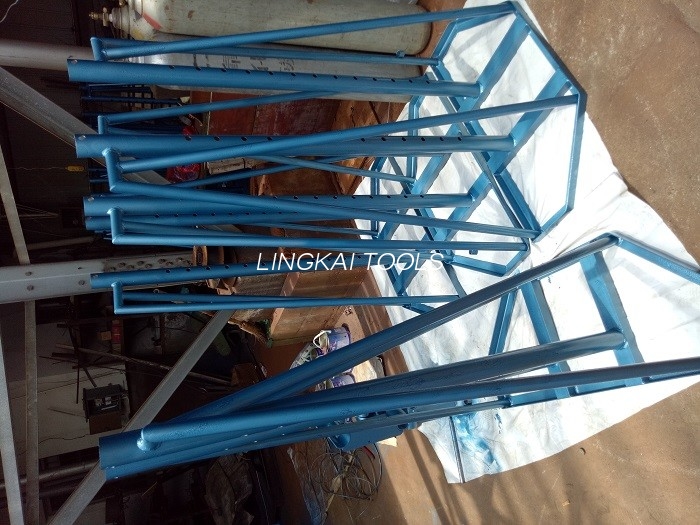 Hydraulische draadspoelstandaardkabel Productieapparatuur 5 - 10 ton met wielen