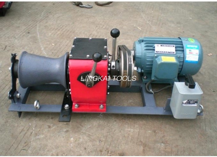 Klein licht 1 ton kabelliertrekker Draadkabel die lier 2,2 kW Eletro-motor trekt