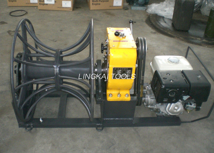 Benzinemotor aangedreven kabelliertrekker 5 ton voor geleider die opneemt / vastbindt