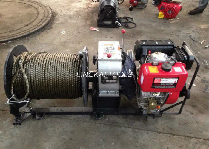 Capaciteit 30KN 3 Ton Power Puller Lier die 8m / Min snelle tractiesnelheid trekt / hijsen