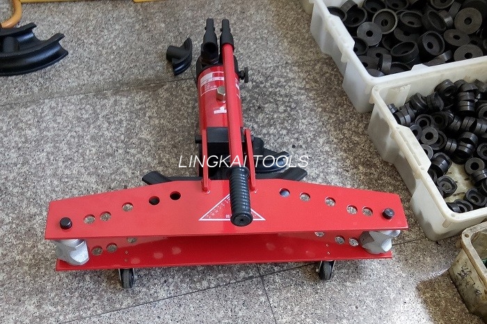 Draagbare handmatige pijpbuiger / hydraulische buisbuiger 2,5 - 5 mm wanddikte