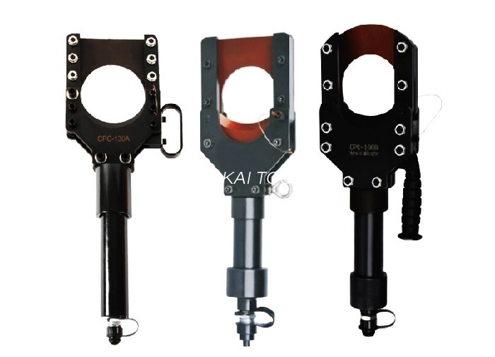 Lichtgewicht hydraulische draadcrimper van lengte die maximaal 100 mm gepantserde Cu / Al-kabel snijdt